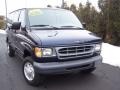 2001 True Blue Metallic Ford E Series Van E250 Cargo  photo #16