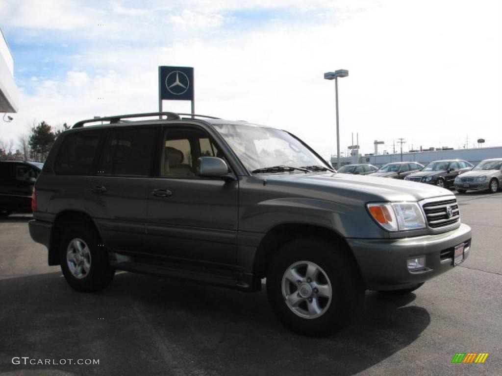 2000 Land Cruiser  - Imperial Jade Green Mica / Oak photo #3