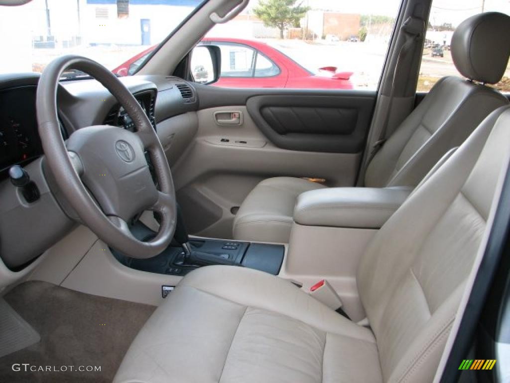 2000 Land Cruiser  - Imperial Jade Green Mica / Oak photo #10