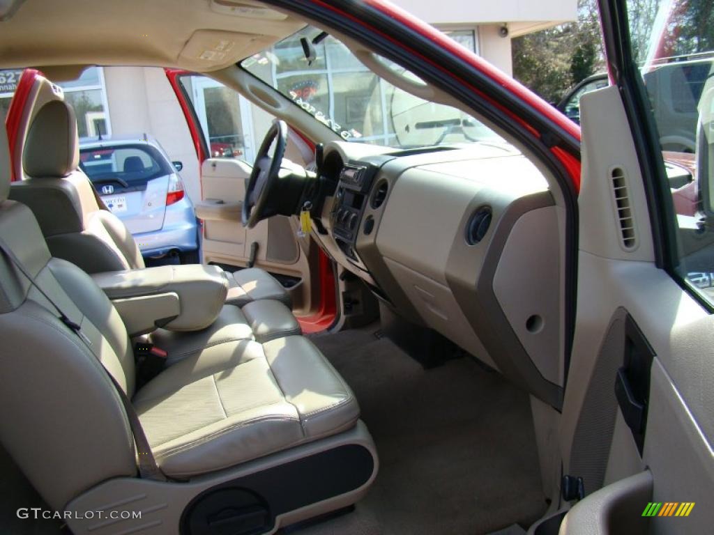 2006 F150 XL Regular Cab - Bright Red / Tan photo #12