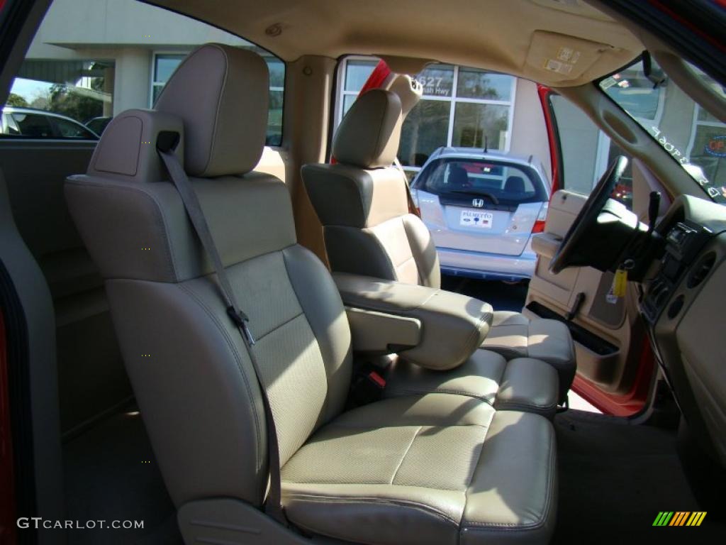 2006 F150 XL Regular Cab - Bright Red / Tan photo #14