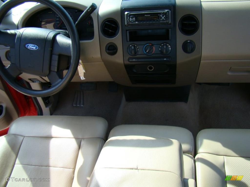 2006 F150 XL Regular Cab - Bright Red / Tan photo #17