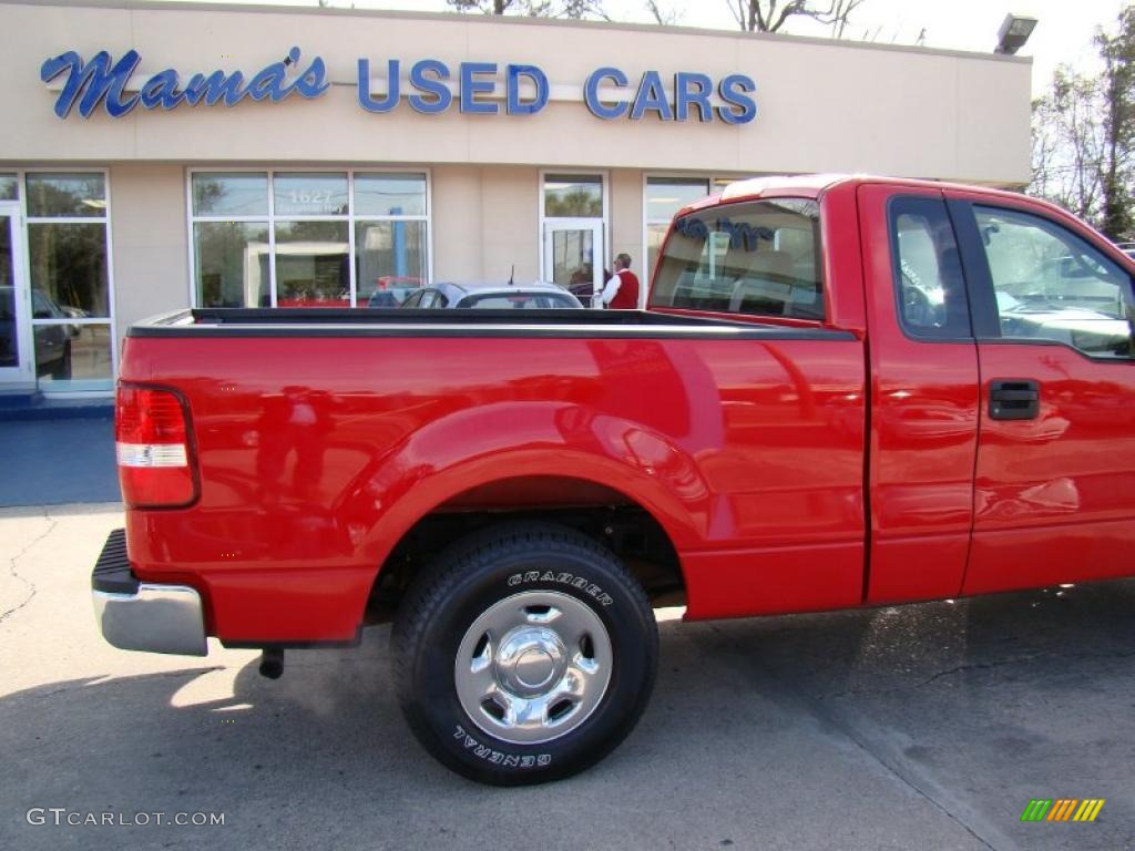 2006 F150 XL Regular Cab - Bright Red / Tan photo #29