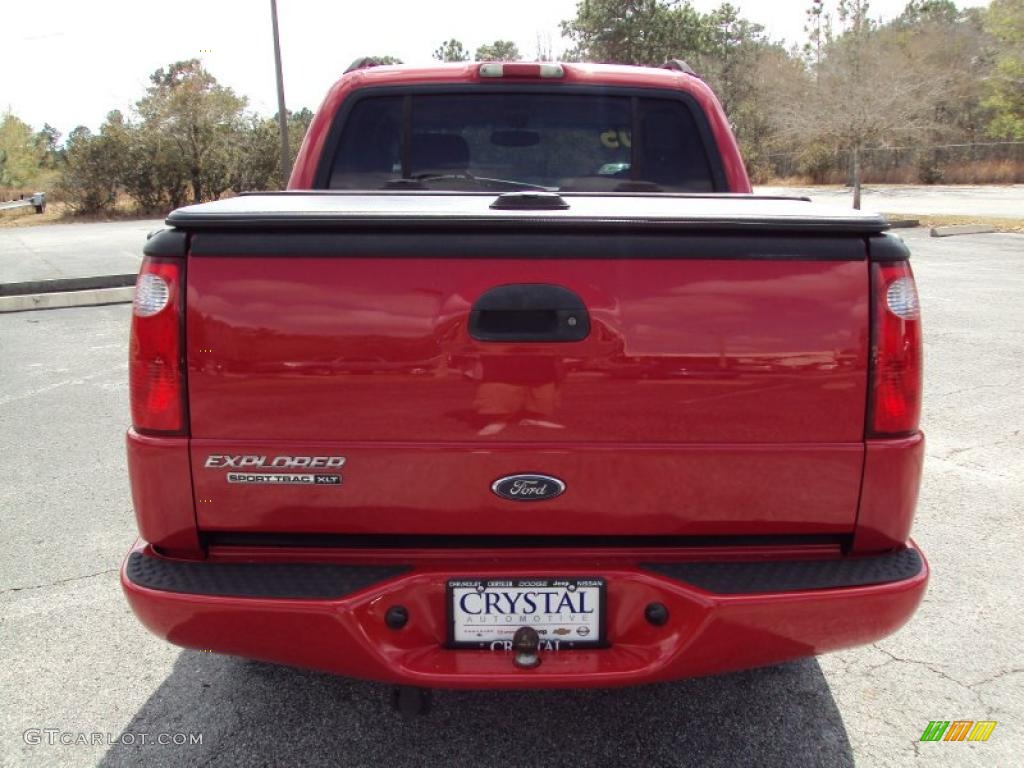 2005 Explorer Sport Trac XLT - Bright Red / Medium Dark Flint photo #7