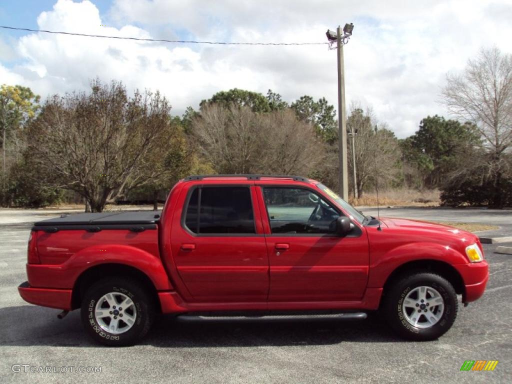 2005 Explorer Sport Trac XLT - Bright Red / Medium Dark Flint photo #9