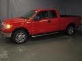 2008 Bright Red Ford F150 XLT SuperCab 4x4  photo #2