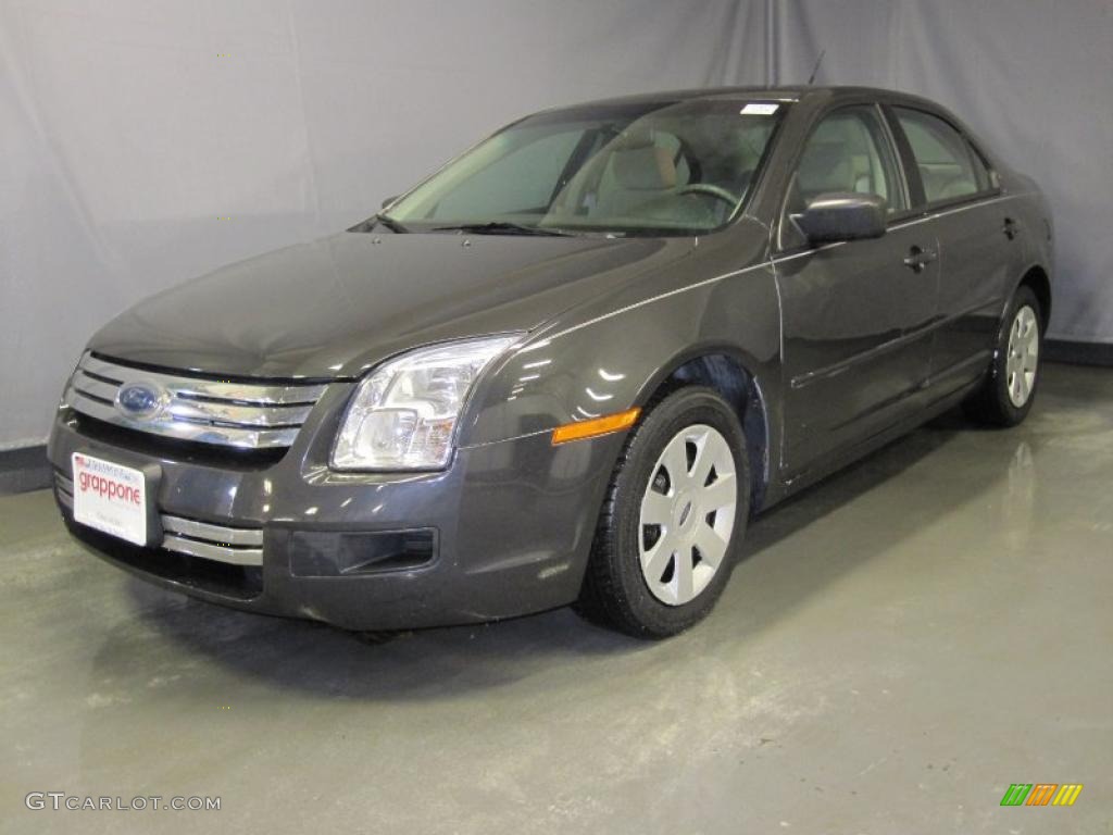 2007 Fusion S - Tungsten Grey Metallic / Camel photo #1