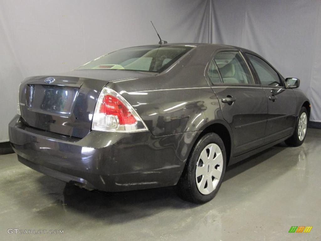2007 Fusion S - Tungsten Grey Metallic / Camel photo #3