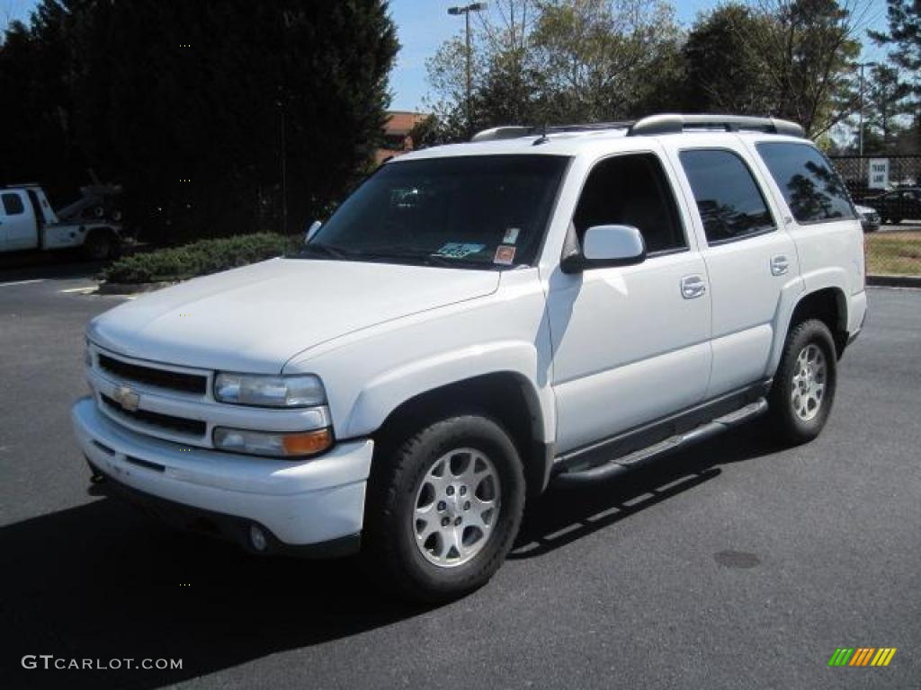 2003 Tahoe Z71 4x4 - Summit White / Gray/Dark Charcoal photo #4