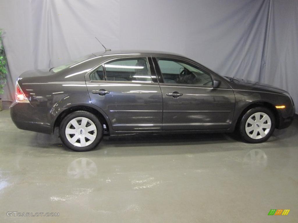 2007 Fusion S - Tungsten Grey Metallic / Camel photo #4