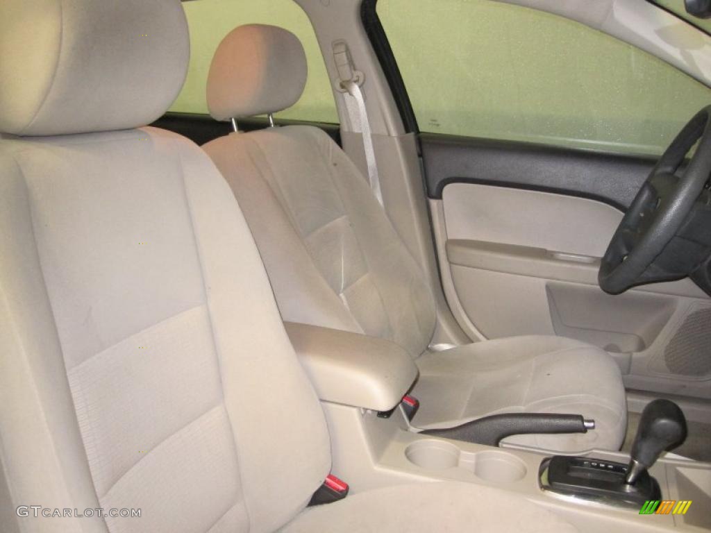 2007 Fusion S - Tungsten Grey Metallic / Camel photo #7
