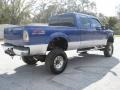 2003 Sonic Blue Metallic Ford F350 Super Duty Lariat Crew Cab 4x4  photo #12