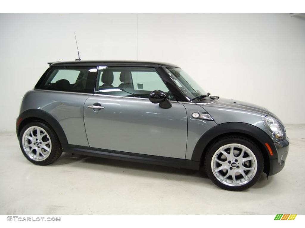 2007 Cooper S Hardtop - Pure Silver Metallic / Grey/Carbon Black photo #2