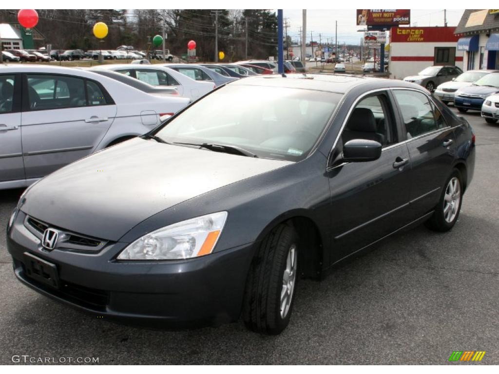 2005 Graphite Pearl Honda Accord EXL V6 Sedan 26548951 Photo 7