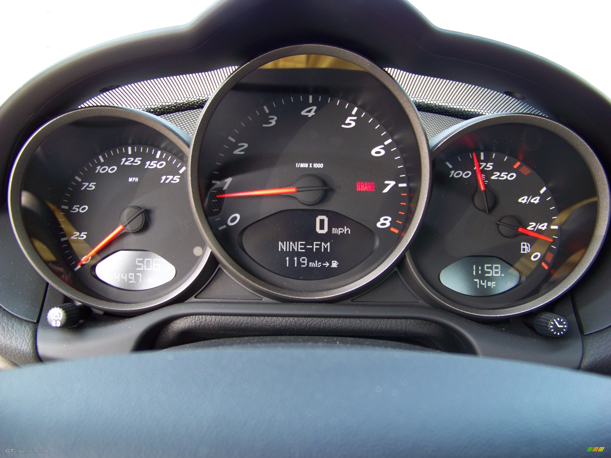 2008 Porsche Cayman Standard Cayman Model Gauges Photo #265539