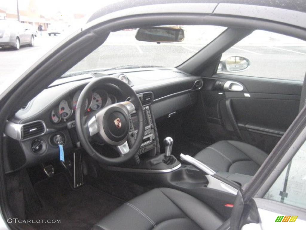 2008 911 Carrera S Cabriolet - Arctic Silver Metallic / Black photo #11