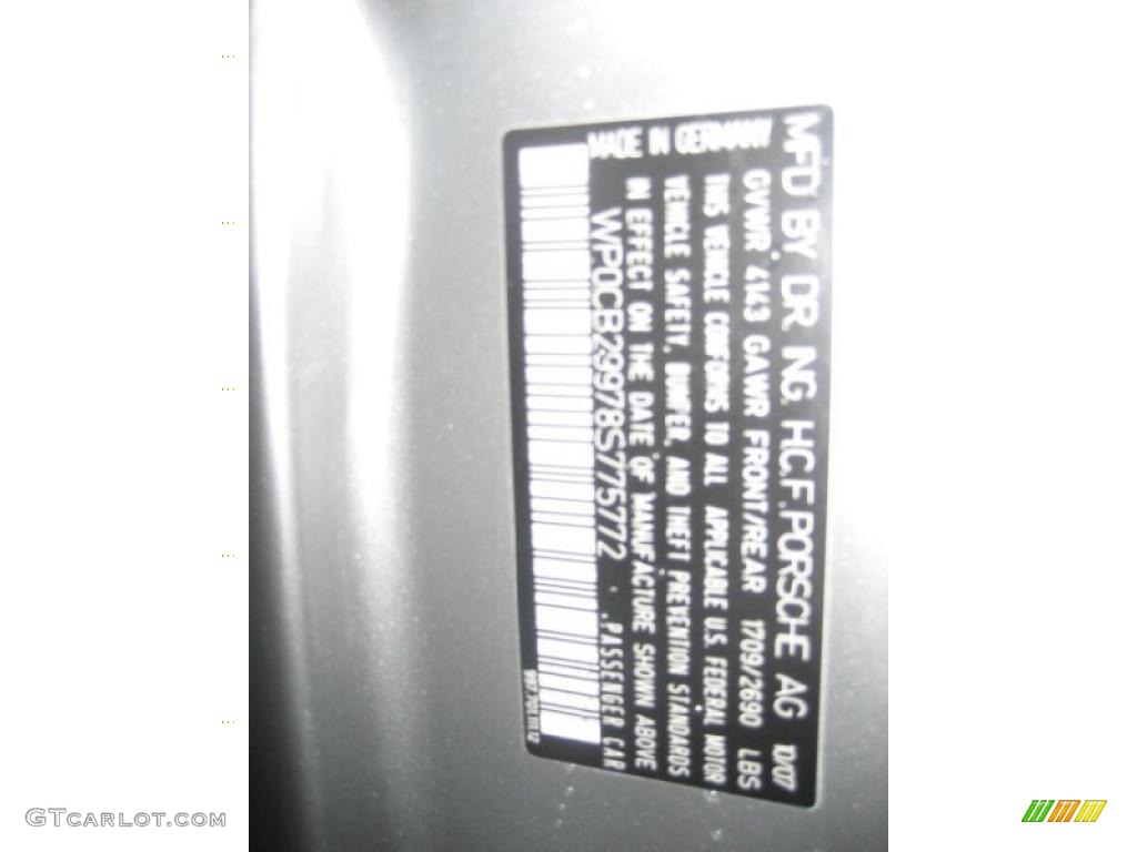 2008 911 Carrera S Cabriolet - Arctic Silver Metallic / Black photo #44