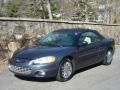 2002 Steel Blue Pearl Chrysler Sebring Limited Convertible  photo #2
