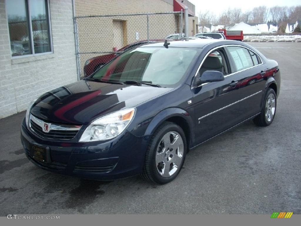 2007 Aura XE - Midnight Blue Metallic / Gray photo #1