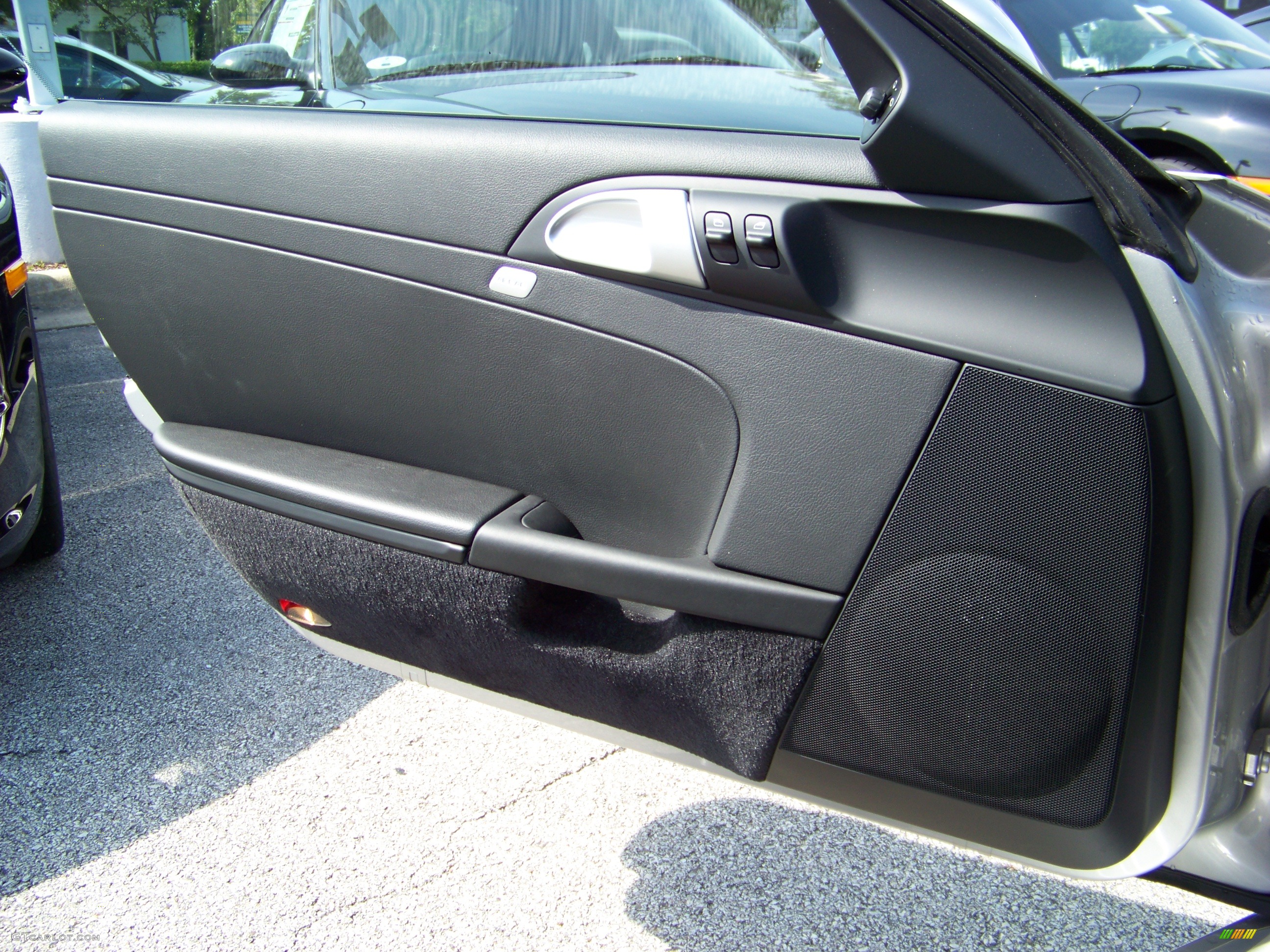 2008 Porsche Cayman Standard Cayman Model Black Door Panel Photo #265567