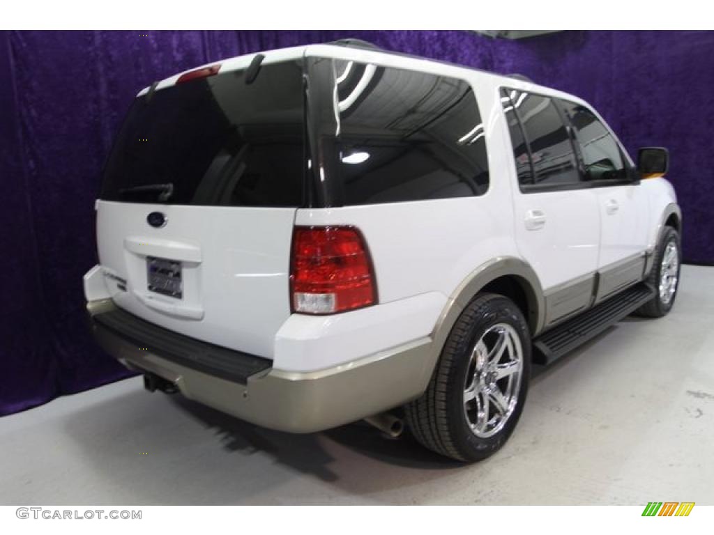 2003 Expedition Eddie Bauer - Oxford White / Medium Parchment photo #48