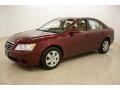 2009 Dark Cherry Red Hyundai Sonata GLS  photo #3