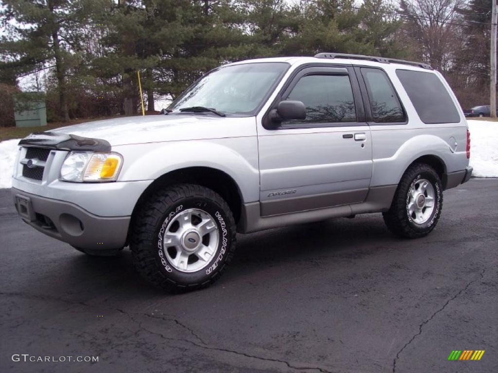 Silver Frost Metallic Ford Explorer