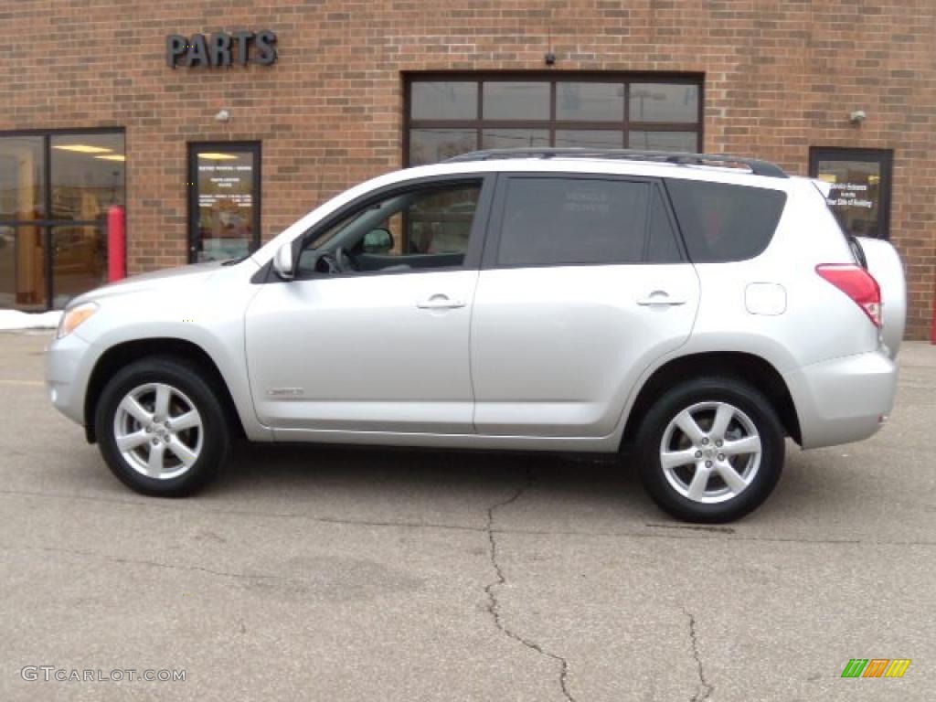 2007 RAV4 Limited 4WD - Classic Silver Metallic / Dark Charcoal photo #2