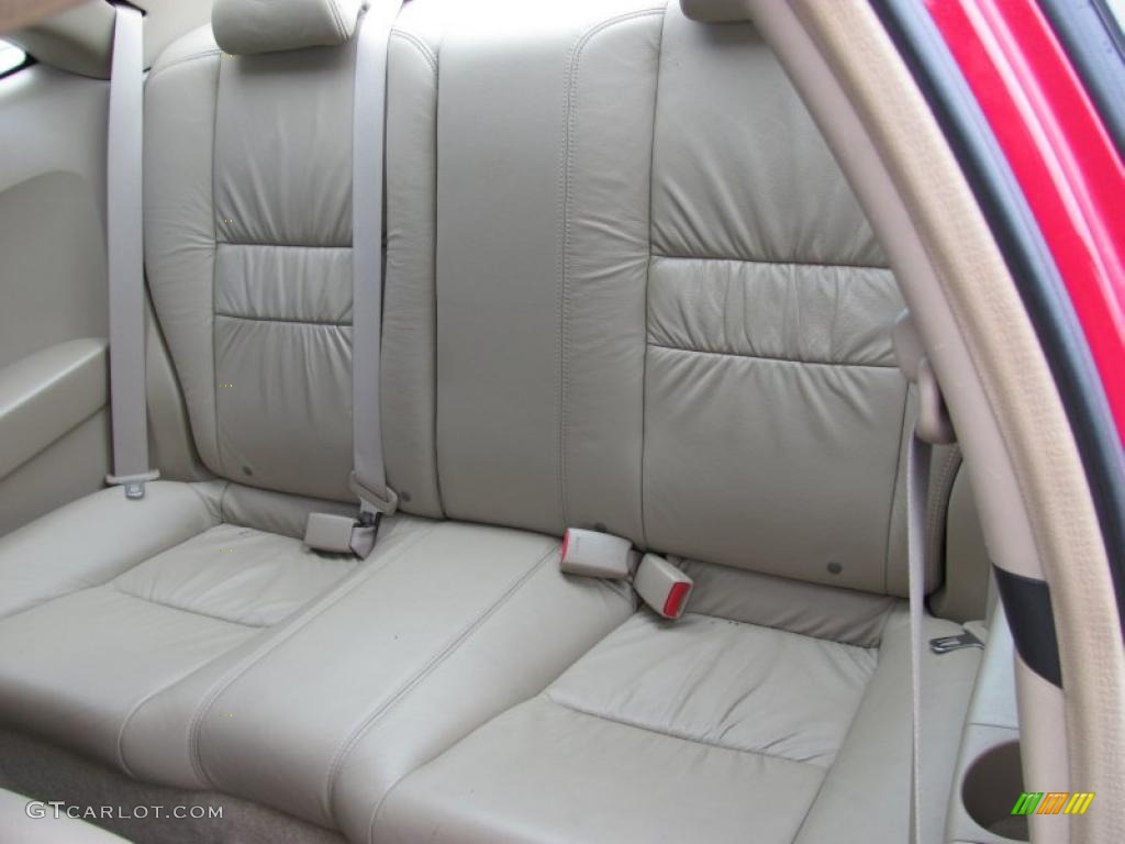 2003 Accord EX V6 Coupe - San Marino Red / Ivory photo #11