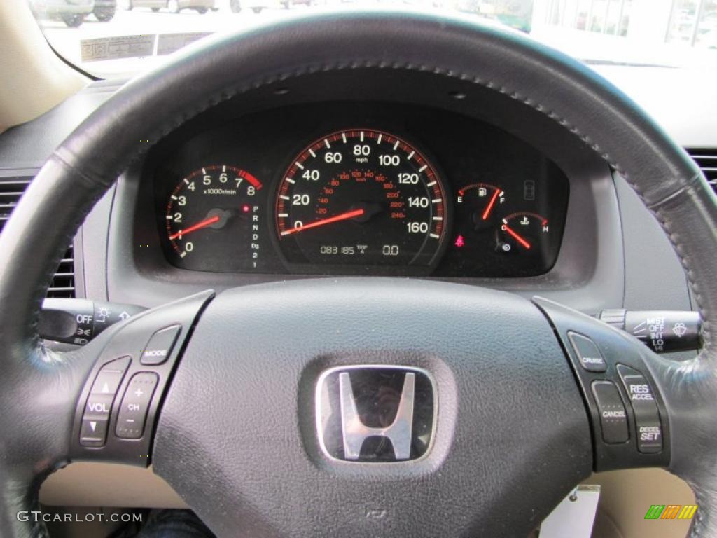 2003 Accord EX V6 Coupe - San Marino Red / Ivory photo #18