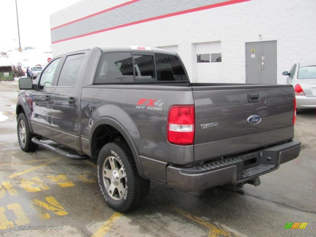 2005 F150 FX4 SuperCrew 4x4 - Dark Shadow Grey Metallic / Medium Flint Grey photo #4