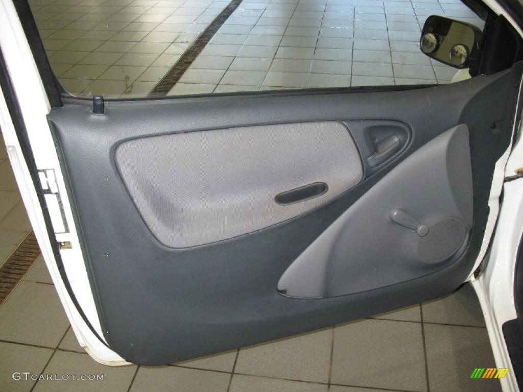 2002 ECHO Sedan - Polar White / Shadow Gray photo #11