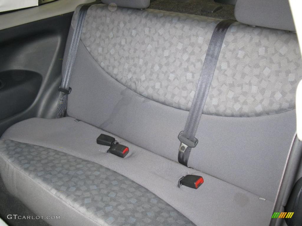 2002 ECHO Sedan - Polar White / Shadow Gray photo #13