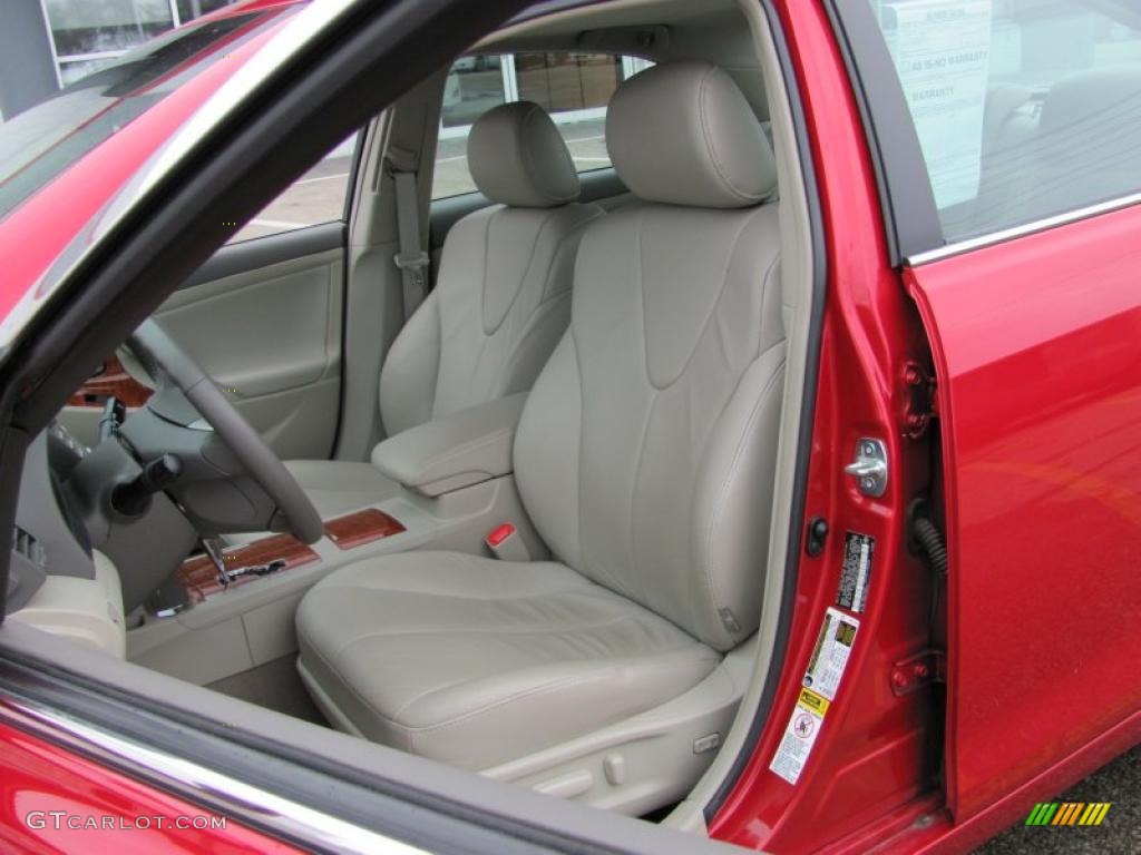 2008 Camry XLE - Barcelona Red Metallic / Bisque photo #13