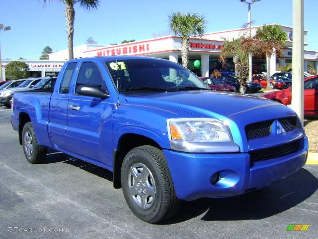 2007 Raider LS Extended Cab - Electric Blue / Slate photo #7