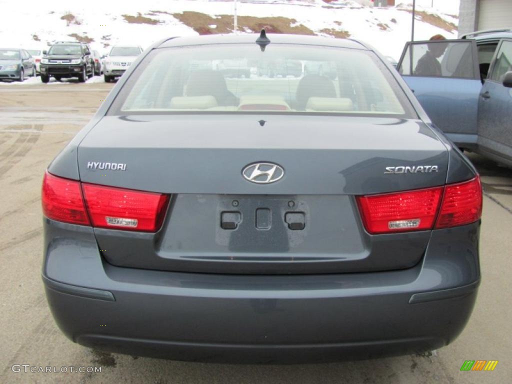 2009 Sonata GLS - Slate Blue / Camel photo #5