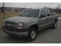 2003 Light Pewter Metallic Chevrolet Silverado 1500 LS Extended Cab 4x4  photo #12