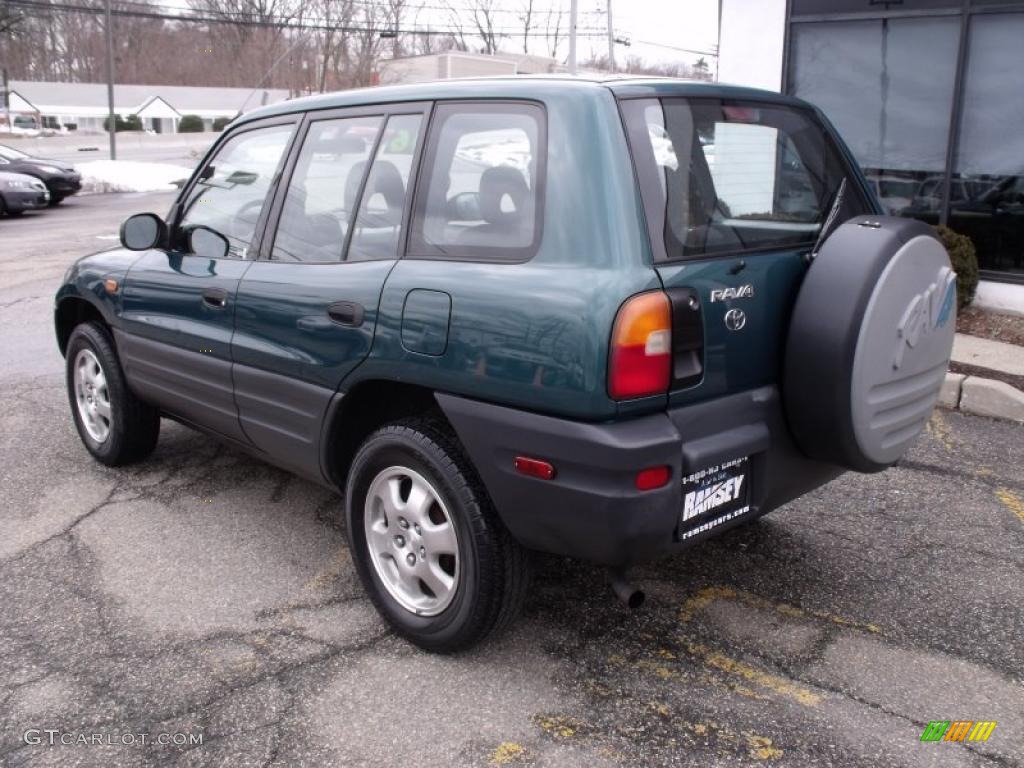 1996 RAV4 4WD - Sequoia Green Metallic / Gray photo #7