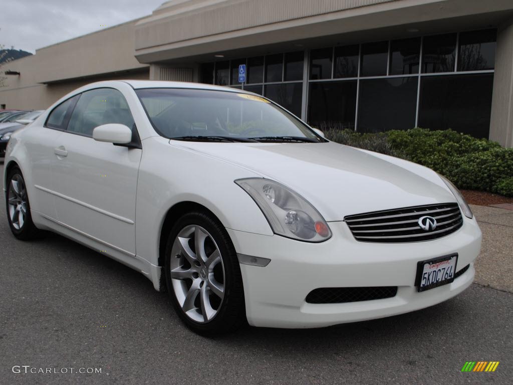 2004 G 35 Coupe - Ivory White Pearl / Graphite photo #1