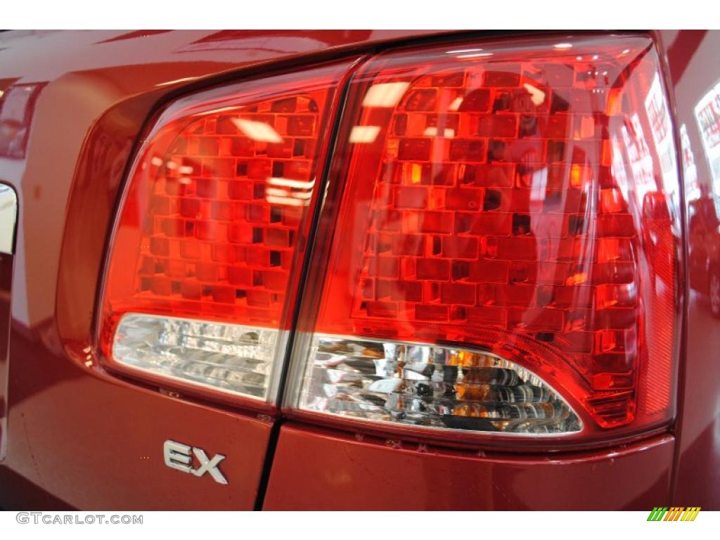 2011 Sorento EX - Spicy Red / Beige photo #55
