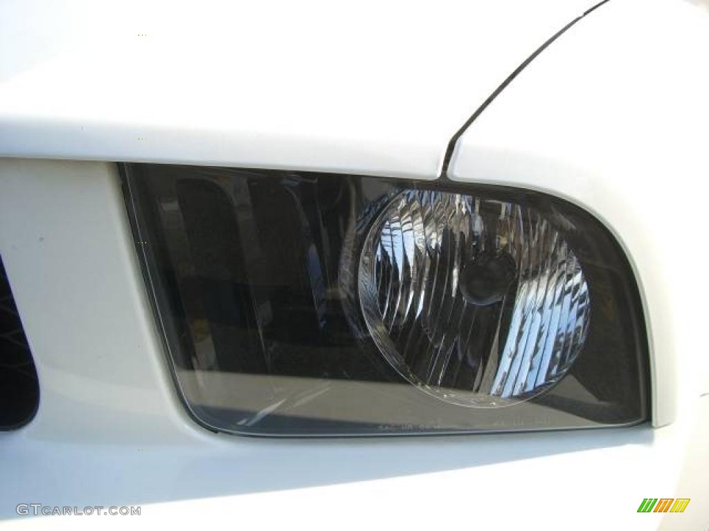 2005 Mustang GT Premium Coupe - Performance White / Red Leather photo #19