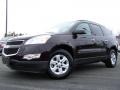 2009 Dark Cherry Metallic Chevrolet Traverse LS  photo #5