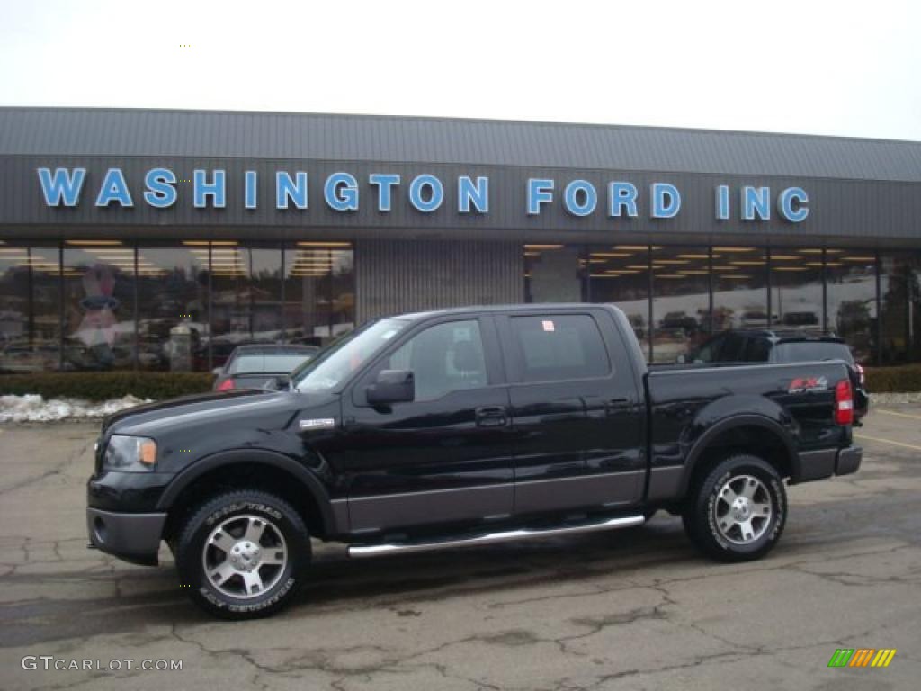 2008 F150 FX4 SuperCrew 4x4 - Black / Black photo #1