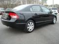 2009 Crystal Black Pearl Honda Civic LX Sedan  photo #6