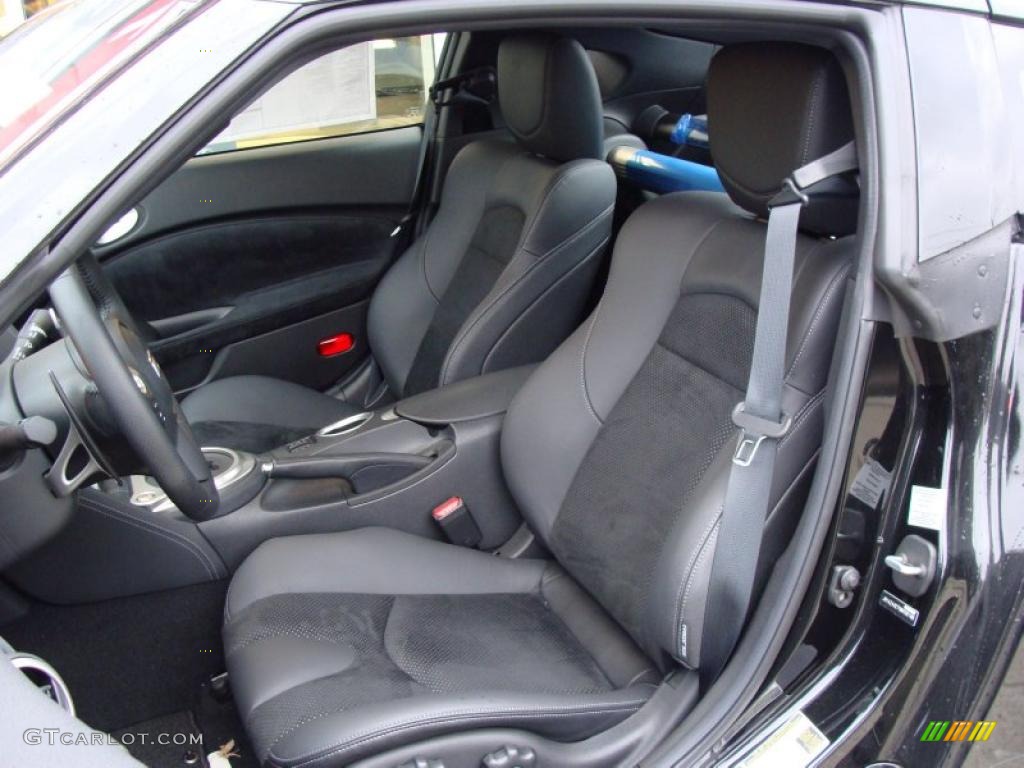 2009 370Z Touring Coupe - Magnetic Black / Black Leather photo #14