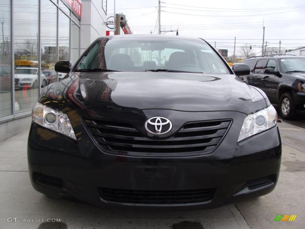 2007 Camry LE V6 - Black / Dark Charcoal photo #2
