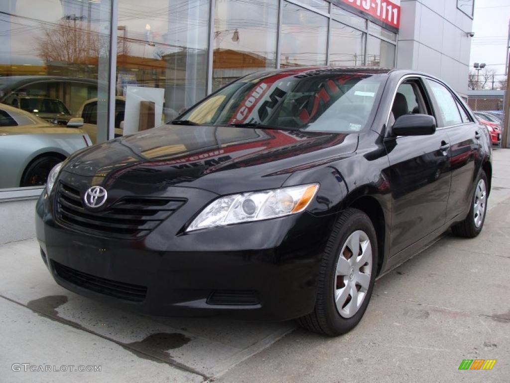 2007 Camry LE V6 - Black / Dark Charcoal photo #3