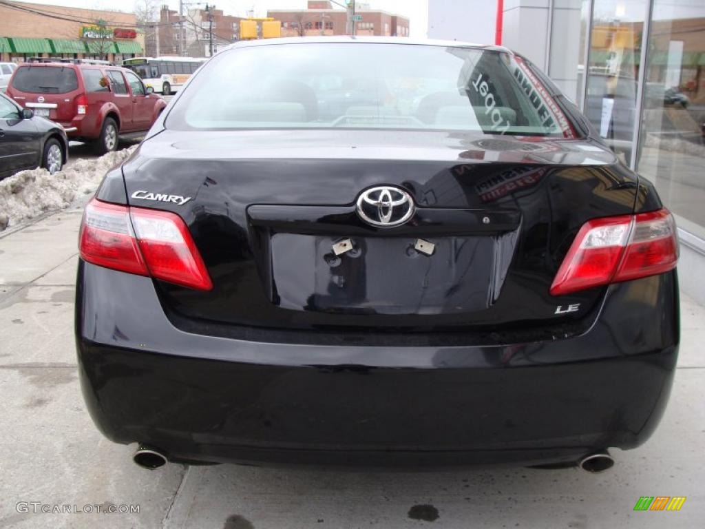 2007 Camry LE V6 - Black / Dark Charcoal photo #5