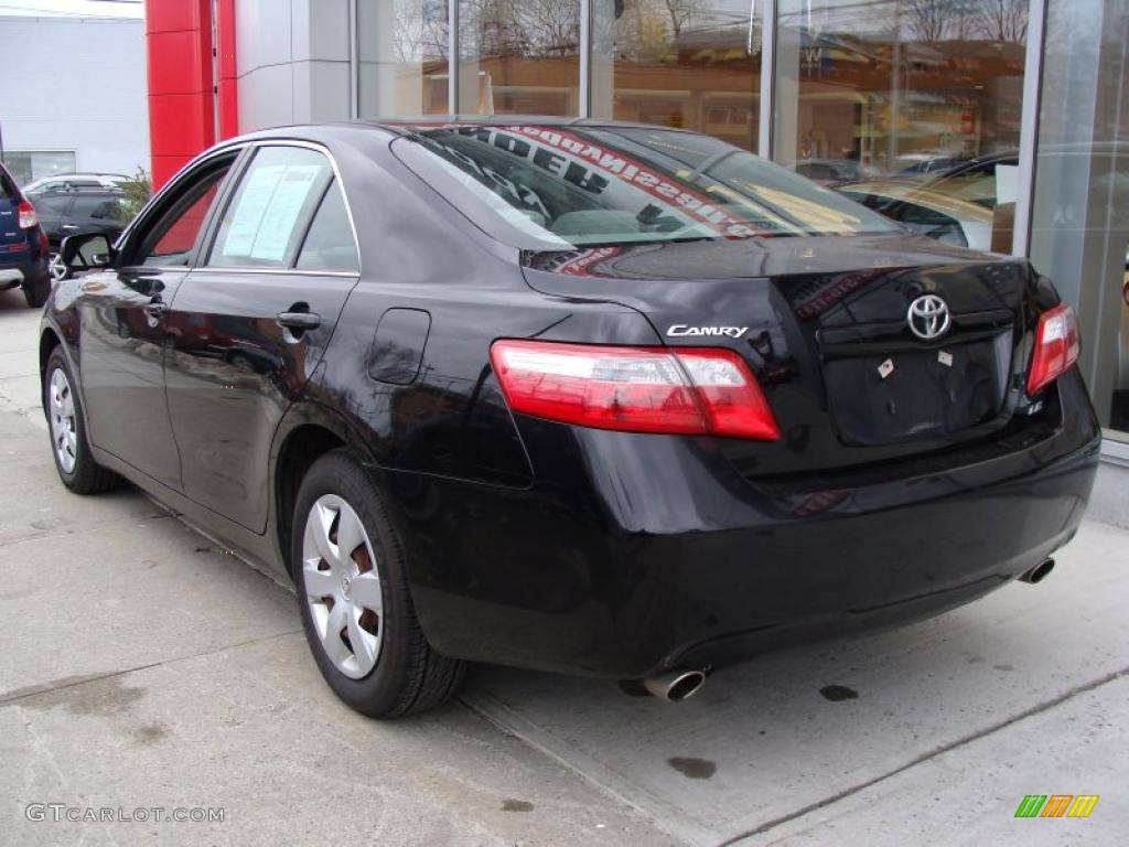 2007 Camry LE V6 - Black / Dark Charcoal photo #6