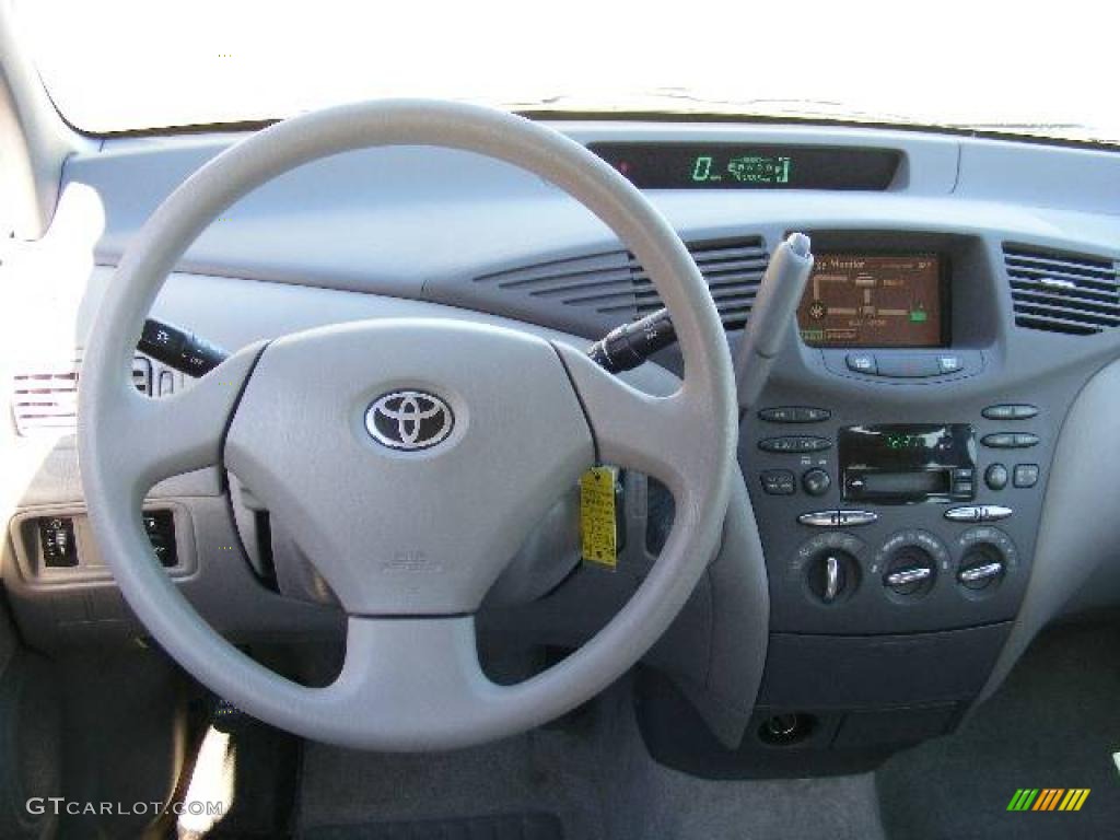 2002 Prius Hybrid - Silver Strata Metallic / Gray photo #14